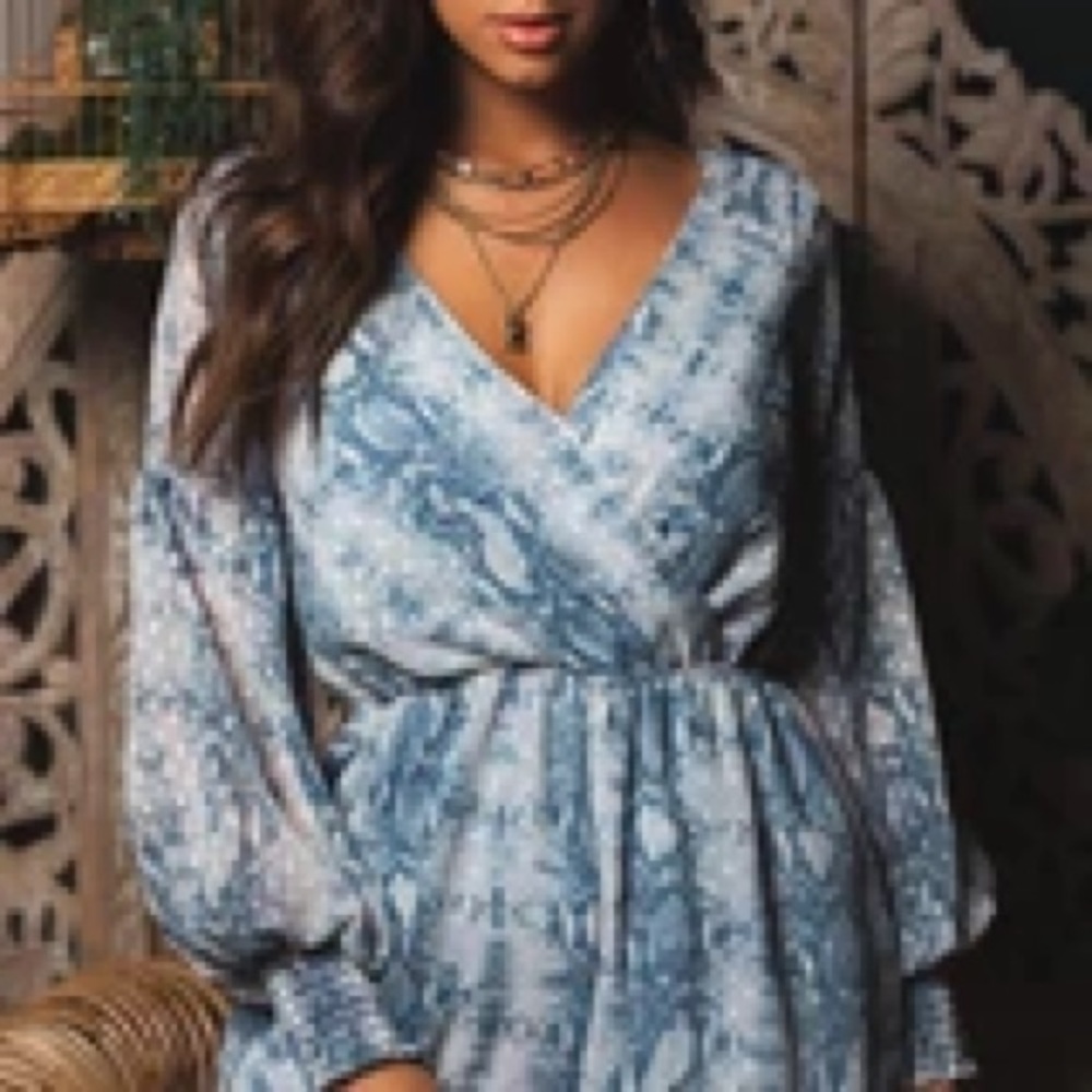Snakeskin romper